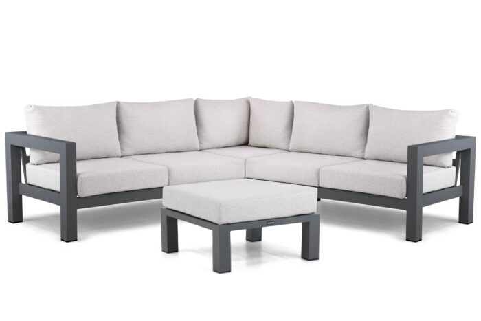 Lifestyle Garden Furniture Luca hoek loungeset 4-delig – Grijs-antraciet