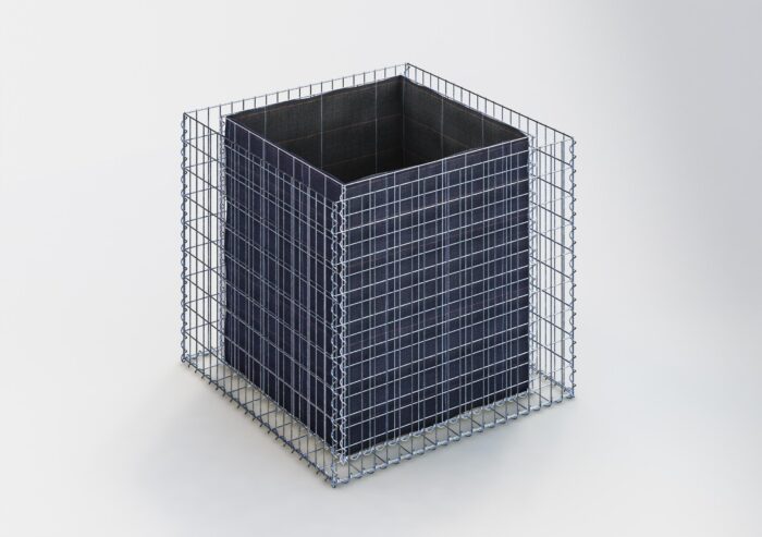 Gabiona Deutschland Rechthoekig verhoogd bed 100 cm x 90 cm x 100 cm (L x H x D), maaswijdte 5 x 10 cm, wanddikte 10 cm
