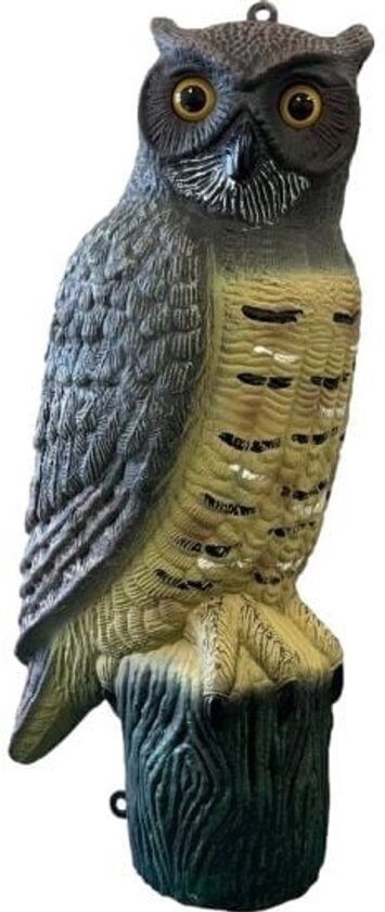 Aquadistri Deco vogel uil – beige;grijs