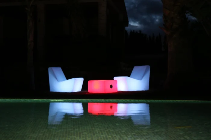 Tuinverlichting tuinstoel Ibiza design 77x66x59cm