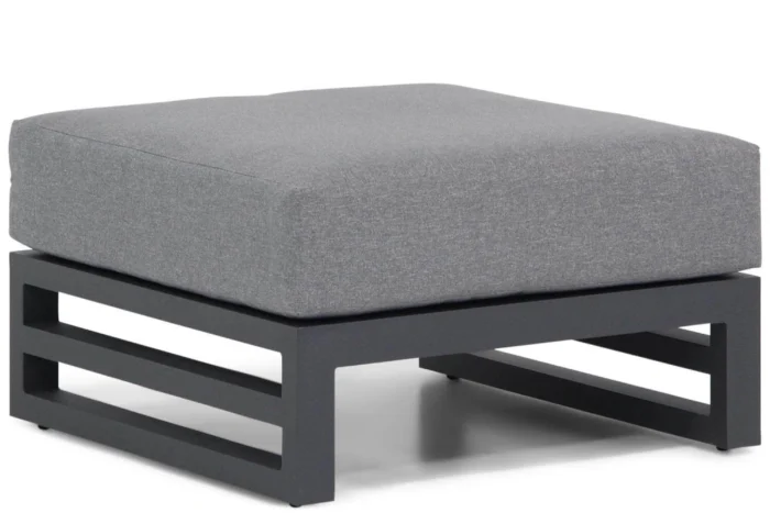 Santika Furniture Jaya lounge voetenbank - Grijs-antraciet