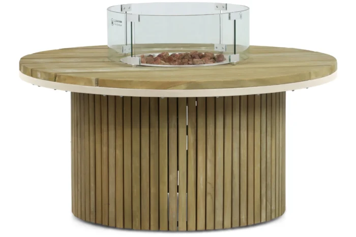 Santika Furniture Fire Nest lounge vuurtafel 110 cm - Taupe-naturel-bruin