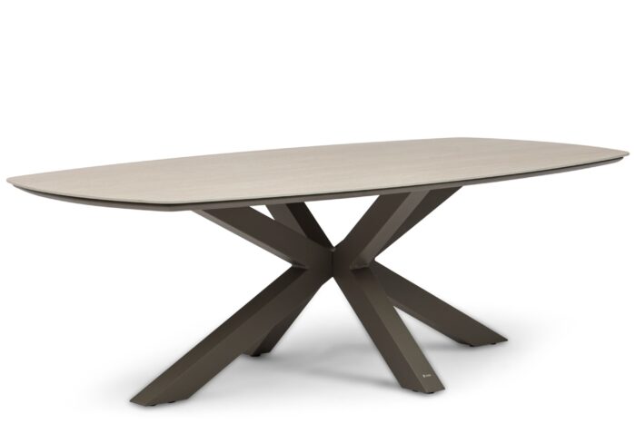 Coco Voyage dining tuintafel 240 x 120 cm – Taupe-naturel-bruin