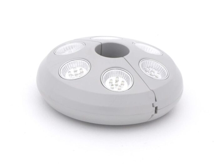 Shadowline 6-LED parasolverlichting Laagste prijsgarantie! – Grijs
