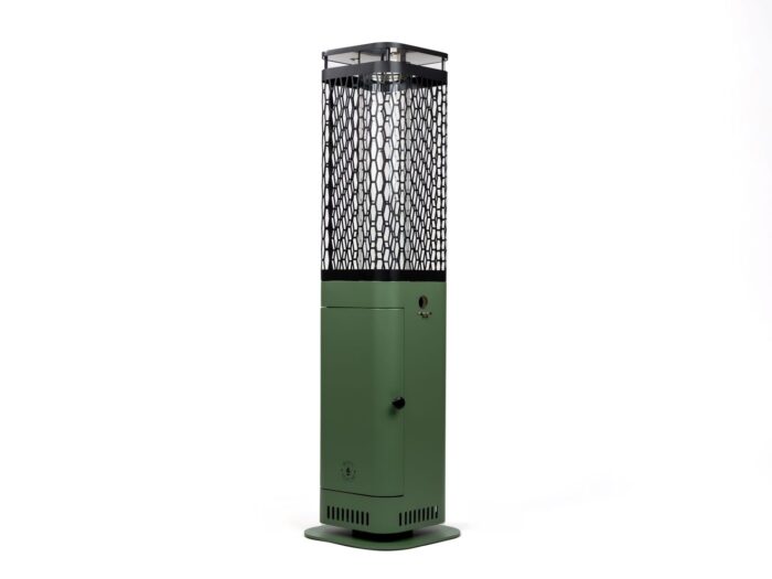 Monti HeatLine + 15% kassakorting | Blaze pellet terrasverwarmer 26x26x95cm – Groen