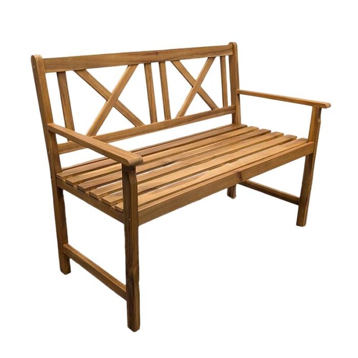 Buitengewoon de boet Bolton Tuinbank Teaklook 115 cm