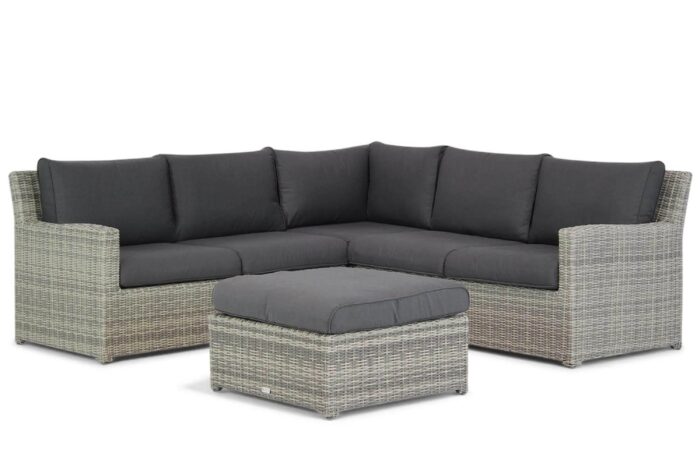 Garden Collections Giardino loungeset 4-delig – Grijs-antraciet