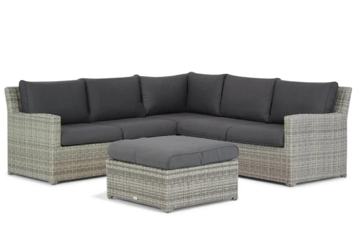 Garden Collections Giardino loungeset 4-delig - Grijs-antraciet