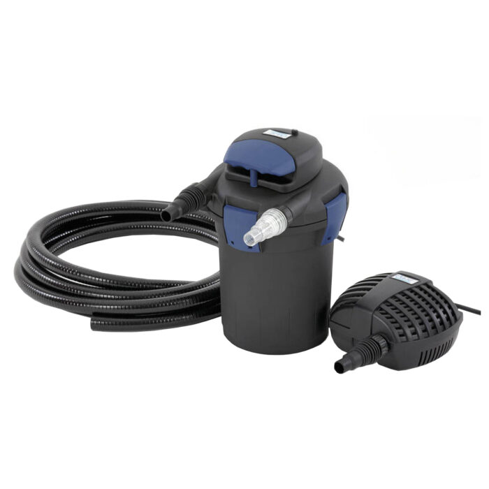 Oase BioPress Set 4000 Vijverfilter – Grijs / zwart
