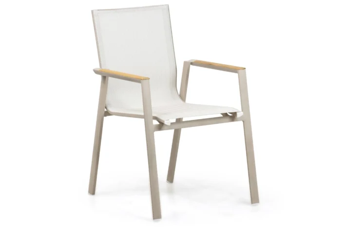Lifestyle Garden Furniture Fiora dining tuinstoel stapelbaar loft - Zand/Beige