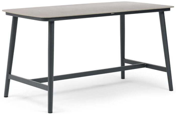 Coco Sienta high dining tuintafel 180×90 cm – Grijs-antraciet