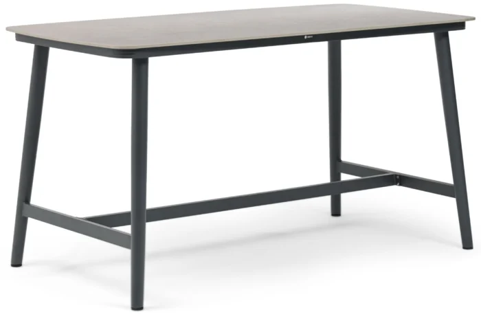Coco Sienta high dining tuintafel 180x90 cm - Grijs-antraciet
