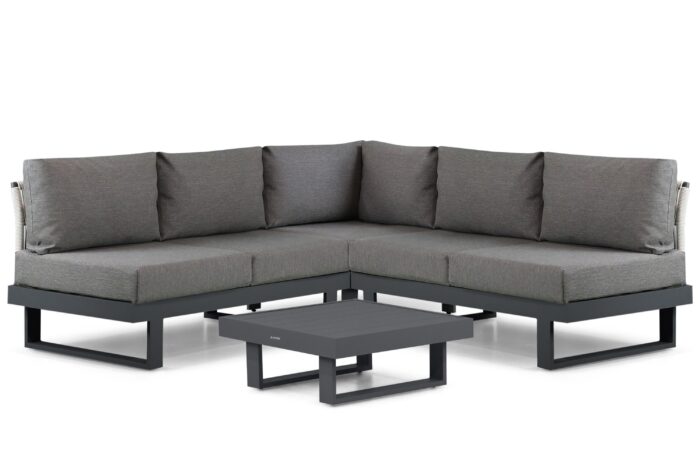 Lifestyle Garden Furniture Lorenzo hoek loungeset 4-delig – Grijs-antraciet