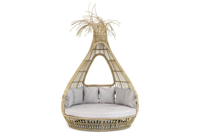 Coco Resort daybed – Taupe-naturel-bruin