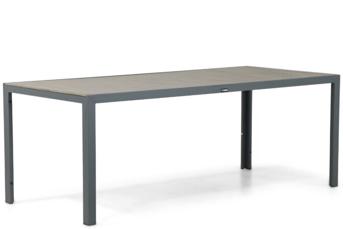 Domani Furniture Solare dining tuintafel 200 x 90 cm – Grijs-antraciet