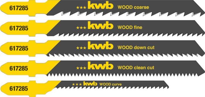 Kwb Decoupeerzaagblad smal hout 5st