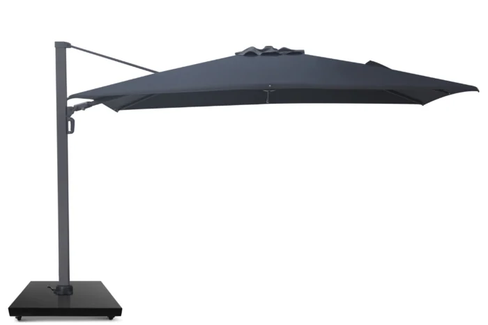 Camello Luna zweefparasol 2.6x3.5m Graphite (excl. voet) - Grijs-antraciet