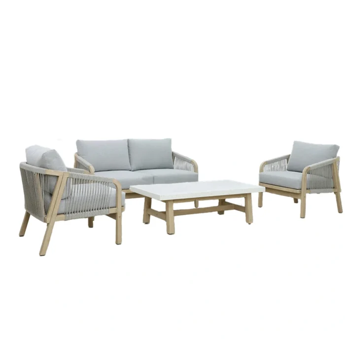 Buitengewoon de boet Ashen Sofa Loungeset 4p