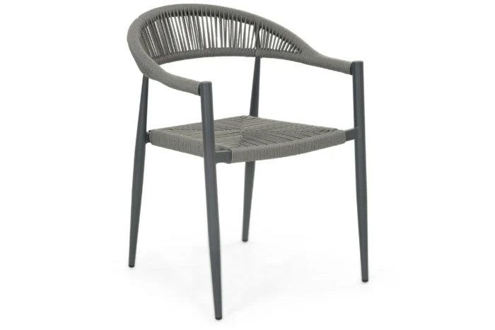 De Laan Granada dining tuinstoel - Grijs-antraciet