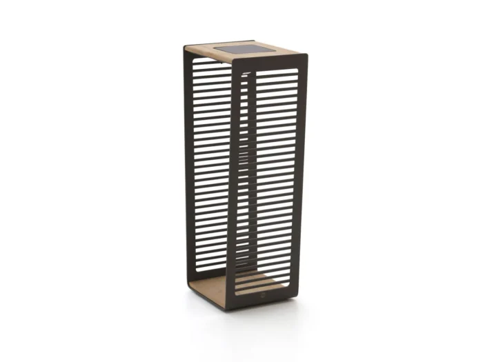 SUNS Eve L lantaarn solar 35x28x80cm - Taupe
