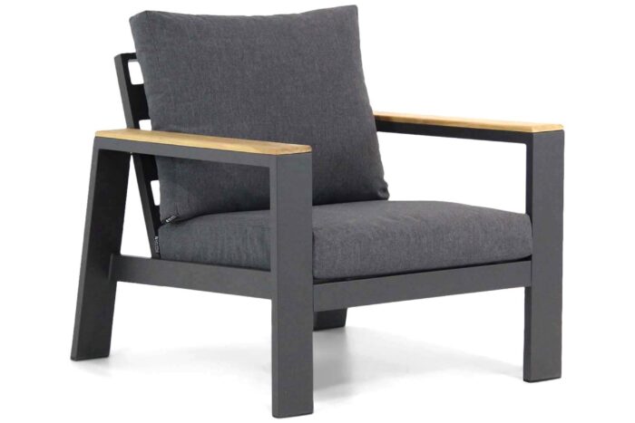 Lifestyle Marietta lounge tuinstoel – Grijs-antraciet