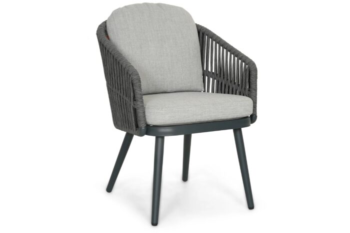Santika Furniture Marani dining tuinstoel – Grijs-antraciet
