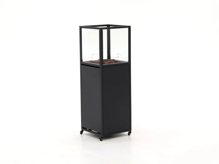 Cosipillar Dome gaslantaarn 40x40x116cm - Zwart