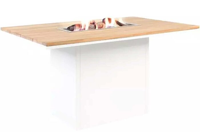 Cosiloft relax lounge vuurtafel 120 x 80 cm – Wit