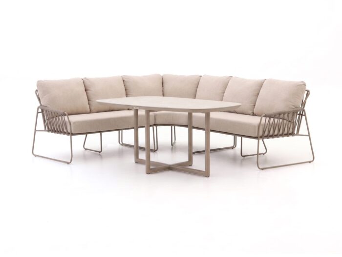 Tierra Outdoor Rivera dining loungeset 3-delig Laagste prijsgarantie! – Taupe