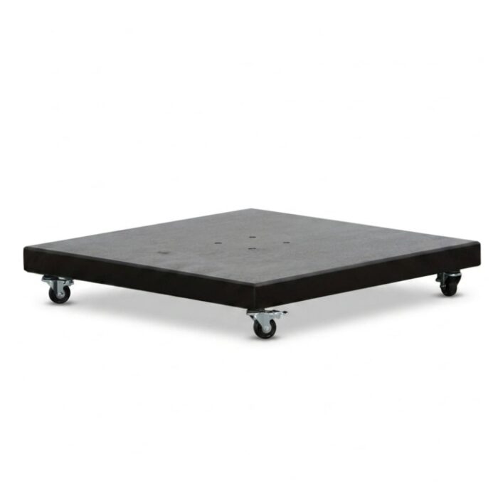LUX outdoor living Monza parasolvoet 90kg met zwenkwielen | graniet | antraciet