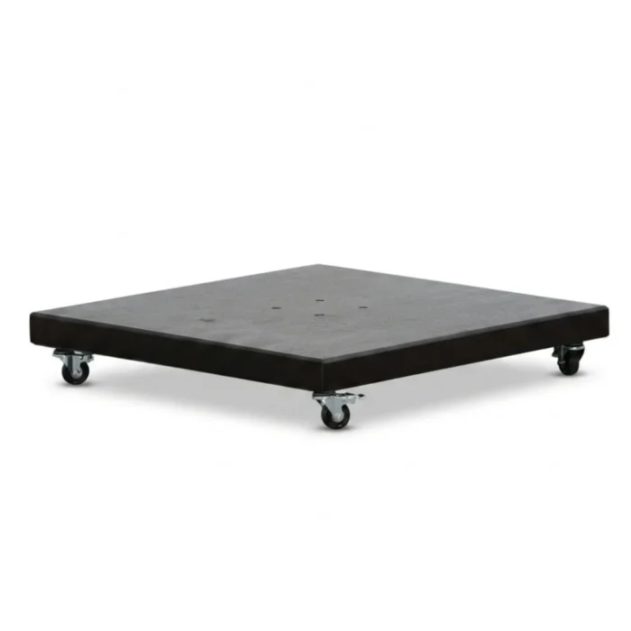 LUX outdoor living Monza parasolvoet 90kg met zwenkwielen | graniet | antraciet