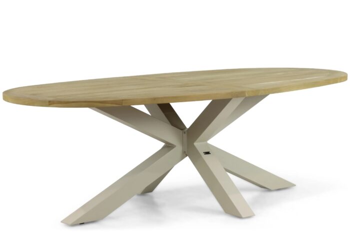 Lifestyle Garden Furniture Brookline dining tuintafel 240 x 120 cm – Taupe-naturel-bruin