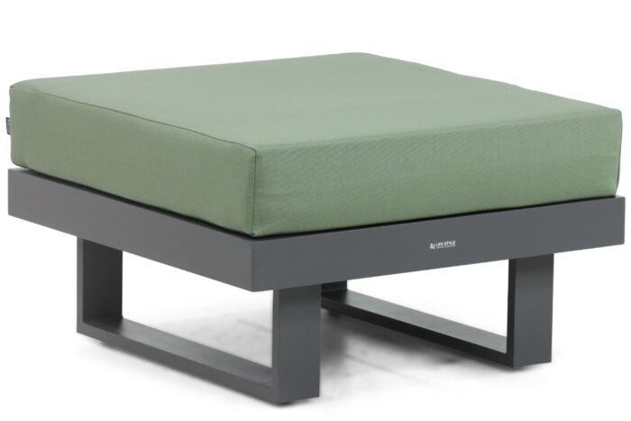Lifestyle Garden Furniture Lorenzo lounge voetenbank – Grijs-antraciet