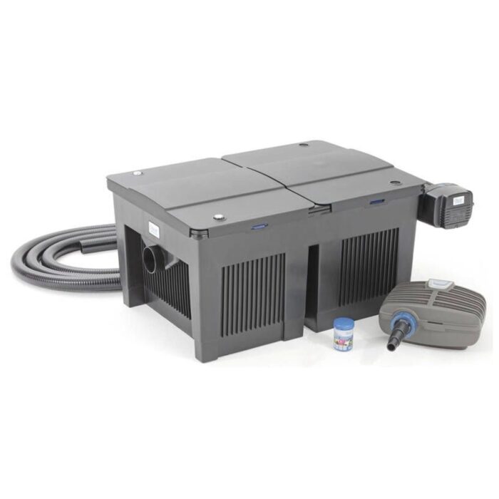 Oase BioSmart Set 36000 Vijverfilter – Grijs / zwart