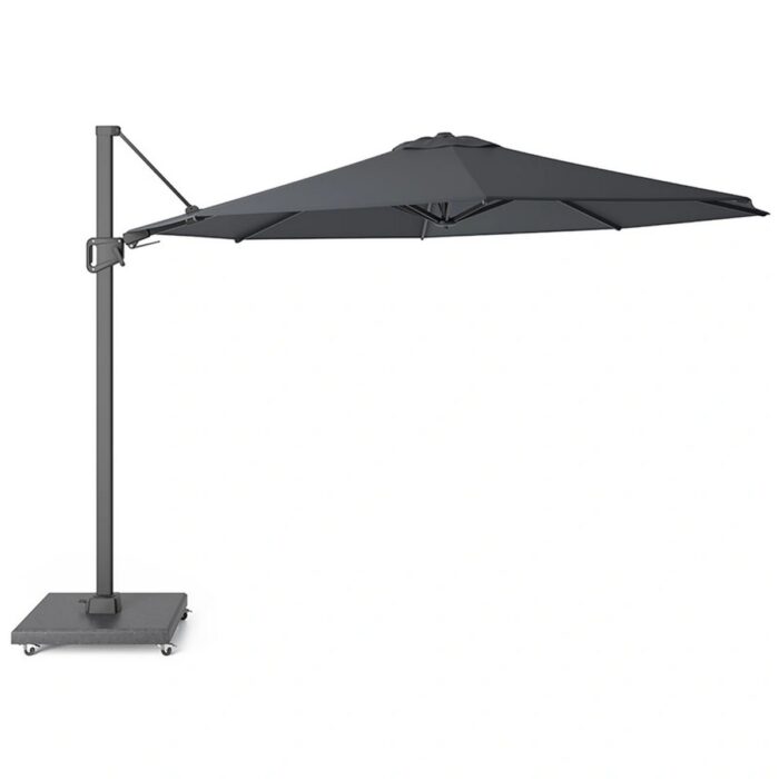 Buitengewoon de boet Halifax Zweefparasol dia350 cm Antraciet
