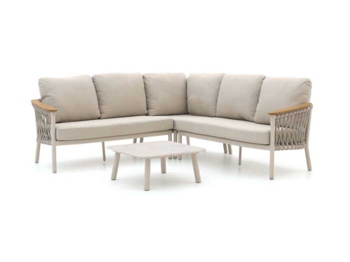 Bellagio tuinmeubelen Bellagio Birgi Novo hoek loungeset 4-delig Laagste prijsgarantie! – Taupe