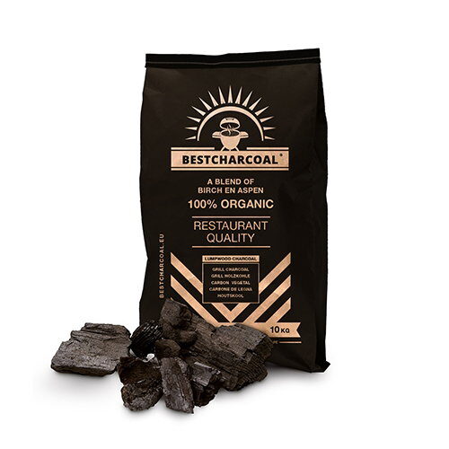 Vlot Blend Berken/Aspen 10 kg Best Charcoal Hortus