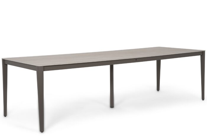 Coco Livo dining tuintafel 280×100 cm – Taupe-naturel-bruin