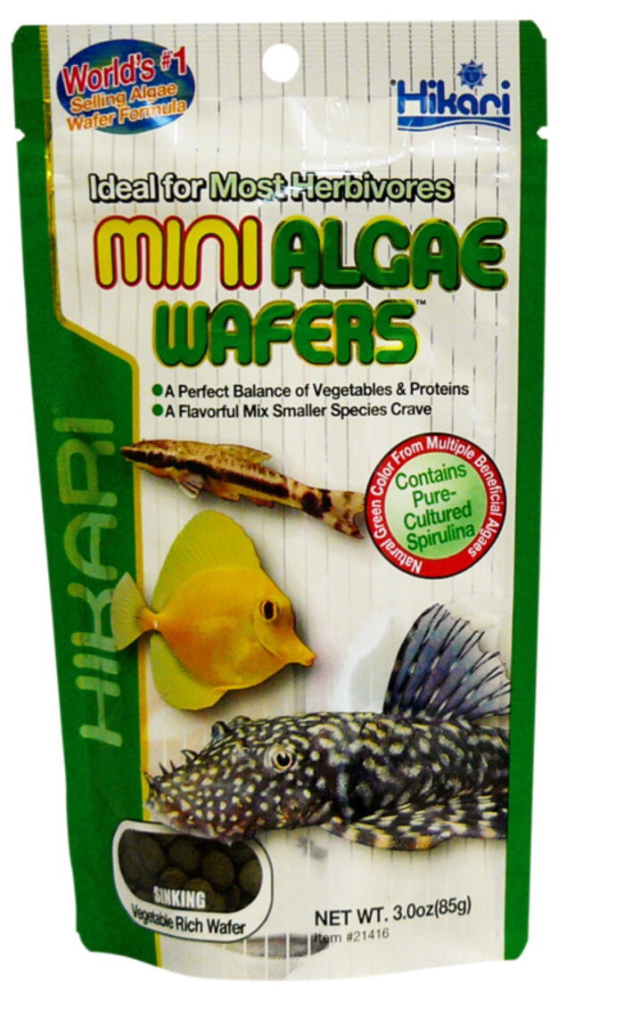 Hikari Mini Algae Wafers 85 Gr vissenvoer – Zie Foto
