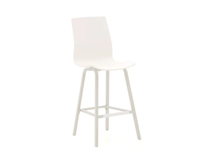 Hartman tuinmeubelen Sophie Studio Wave barstoel - Wit
