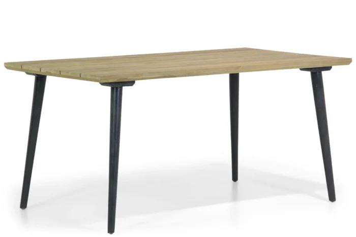 Lifestyle Garden Furniture Montana dining tuintafel 180 x 100 cm - Grijs-antraciet