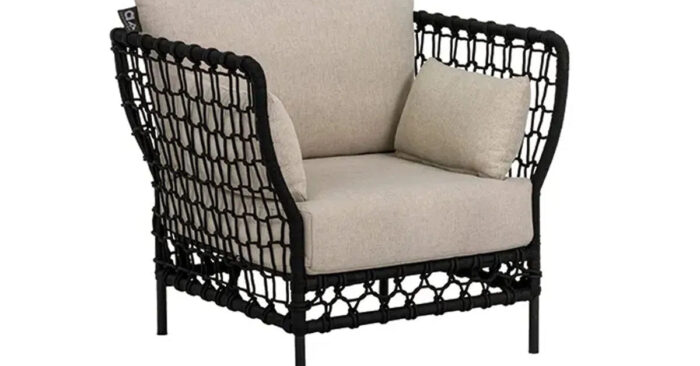 Apple Bee | Loungestoel Pure | Black Grey