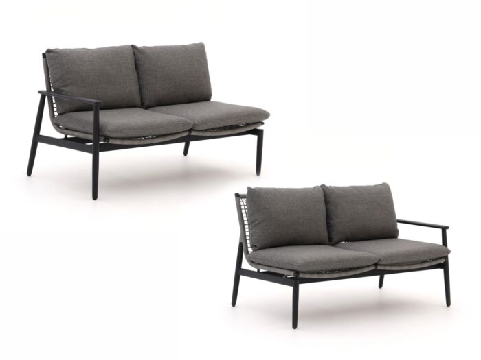 Bellagio tuinmeubelen Bellagio Pizzoli loungemodule linker + rechterarm 142cm Laagste prijsgarantie! – Grijs