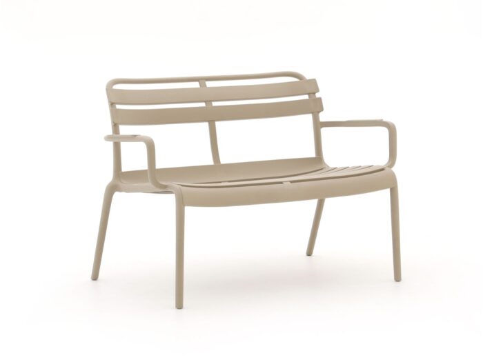 Forza Furniture Forza Vico lounge tuinbank 115cm stapelbaar Laagste prijsgarantie! – Taupe