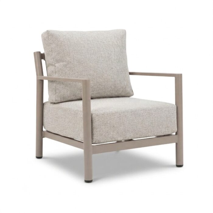 LUX outdoor living Merida loungestoel | aluminium + touw | beige