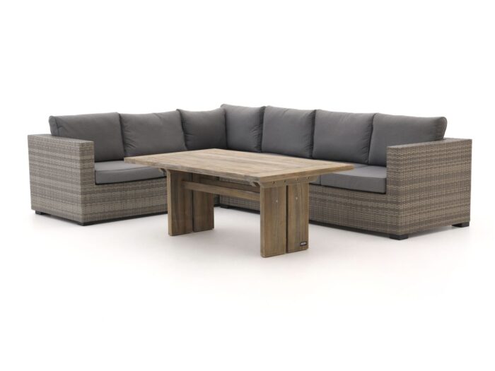 Forza Furniture Forza Giotto/ROUGH-L hoek loungeset 3-delig links Laagste prijsgarantie! – Grijs