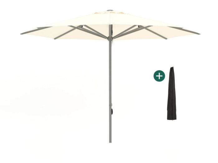 Shadowline Cuba parasol ø 350cm Laagste prijsgarantie! – Wit