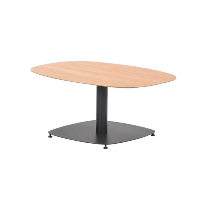 Garden impressions Leon Salontafel Licht Teak Look 100 cm – bruin;zwart