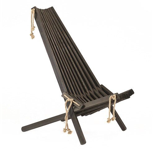 Buitengewoon de boet EcoChair EcoFurn zwart tuinmeubel excl. kussen