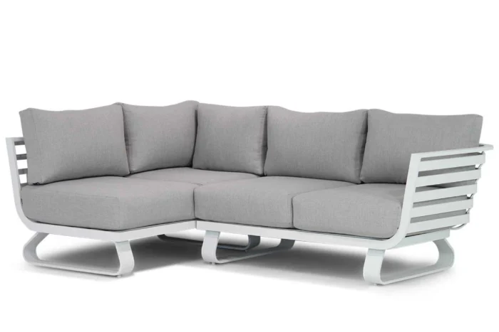Santika Furniture Sovita hoek loungeset 3-delig - Wit